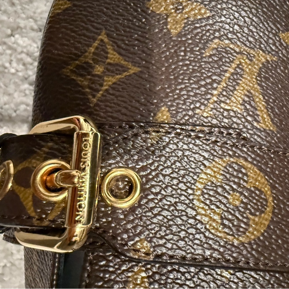Louis Vuitton Dark Brown Monogram Slip-Ons - Picture 6 of 6